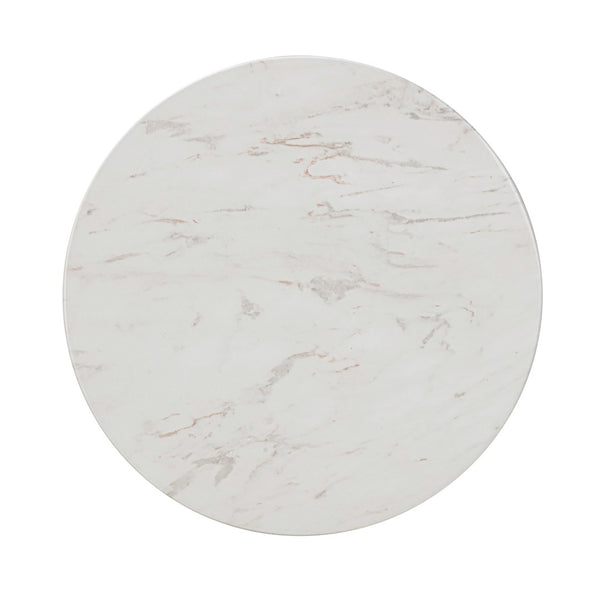 TOV Furniture Chip Faux Marble Side Table - Modern Italian-Inspired Design for Indoor & Outdoor Chic Style TOV-OC54316
