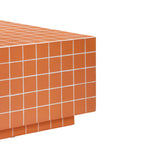 Mixie Brick Orange Tile Indoor / Outdoor Coffee Table TOV-OC54328 TOV Furniture