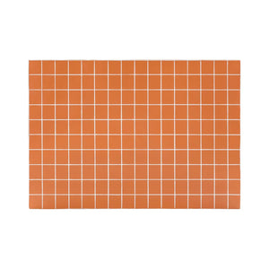 TOV Furniture Mixie Tile Coffee Table - Stylish 39" Indoor/Outdoor Centerpiece with Durable Concrete Design Orange TOV-OC54328