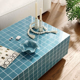 Mixie Blue Tile Indoor / Outdoor Coffee Table TOV-OC54329 TOV Furniture