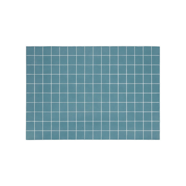 TOV Furniture Mixie Tile Coffee Table - Stylish 39" Indoor/Outdoor Centerpiece with Durable Concrete Design Blue TOV-OC54329