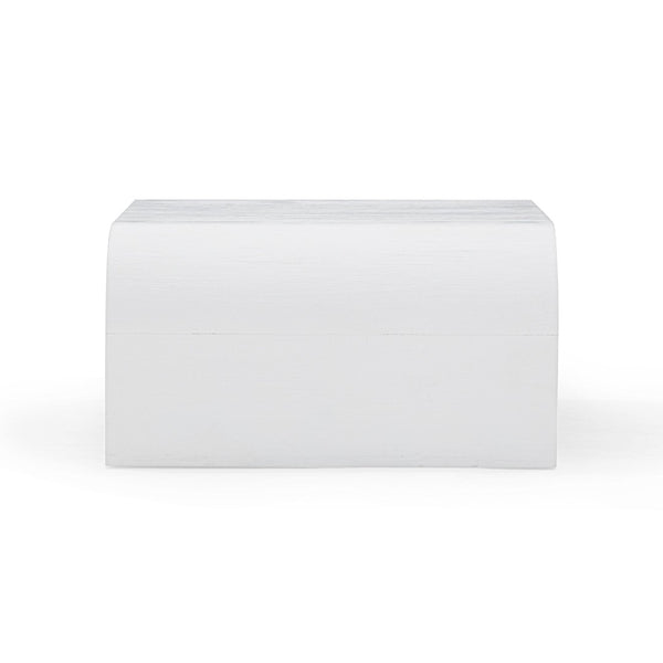 TOV Furniture Hump 46" Arched Coffee Table - Modern Centerpiece with Soft Curves for Stylish Living Room Decor White TOV-OC54365