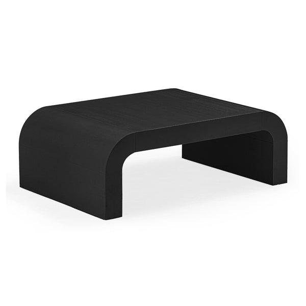 TOV Furniture Hump 46" Arched Coffee Table - Modern Centerpiece with Soft Curves for Stylish Living Room Decor Black TOV-OC54366