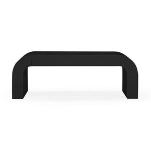 TOV Furniture Hump 46" Arched Coffee Table - Modern Centerpiece with Soft Curves for Stylish Living Room Decor Black TOV-OC54366