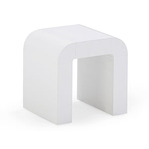 TOV Furniture Hump Arched Side Table – Modern Accent Piece with Rounded Silhouette for Versatile Home Decor White TOV-OC54367