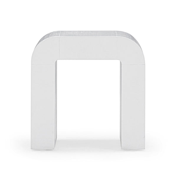 TOV Furniture Hump Arched Side Table – Modern Accent Piece with Rounded Silhouette for Versatile Home Decor White TOV-OC54367