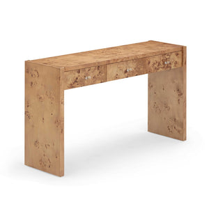TOV Furniture Brandyss 54" Contemporary Burl Console Table with Ample Storage and Elegant Craftsmanship for Any Space Honey TOV-OC54390