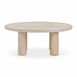 Tov Furniture Amora Nesting Accent Tables - Sculptural Faux Stone Design For Chic Indoor/Outdoor Spaces Travertine Concrete Tov-oc54412