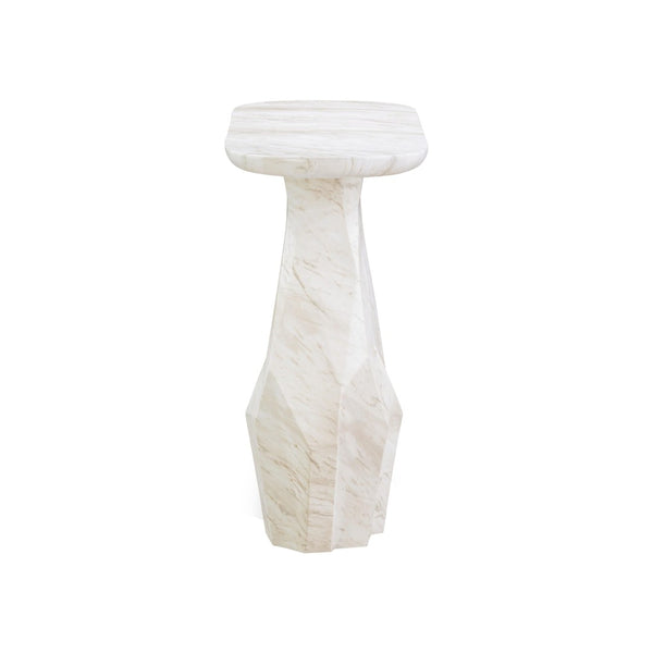 TOV Furniture Esme 54" Indoor/Outdoor Faux Marble Console Table - Stylish, Durable & Versatile for Any Space TOV-OC54417