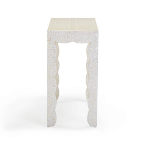 TOV Furniture Piara 43" Handcrafted Capiz Shell Console Table - Coastal Charm & Artisan Elegance for Your Home TOV-OC54465