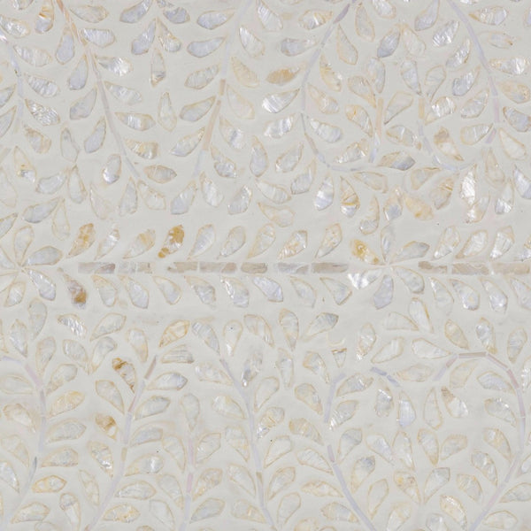 TOV Furniture Piara 43" Handcrafted Capiz Shell Console Table - Coastal Charm & Artisan Elegance for Your Home TOV-OC54465