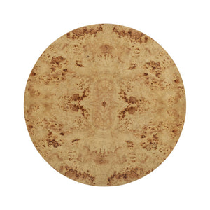 TOV Furniture Fig 36" Round Burl Coffee Table - Unique Natural Wood Design for Modern Living Room Elegance TOV-OC54474