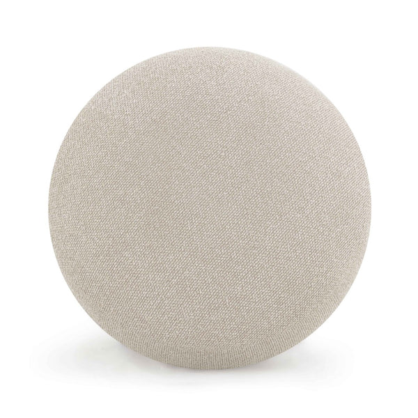 TOV Furniture Pucker Warm Grey Boucle Ottoman - Textured Accent Piece for Living Rooms, Bedrooms & Cozy Spaces TOV-OC54561