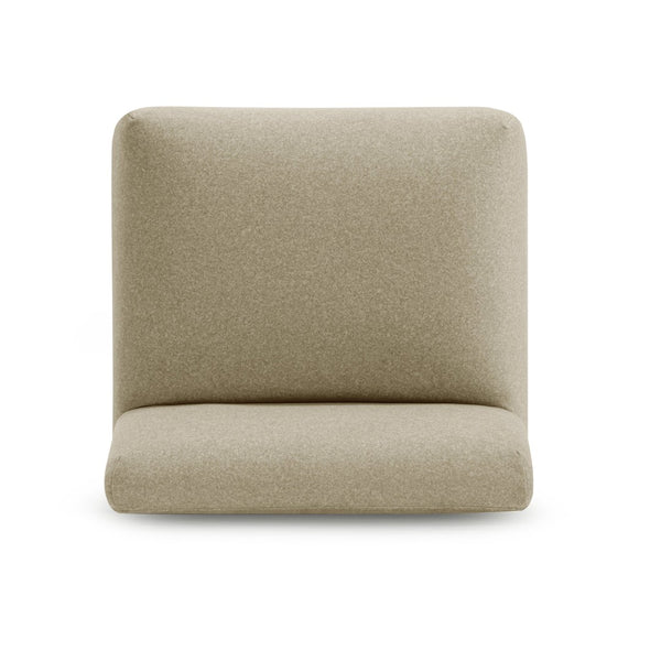 TOV Furniture Pippa Taupe Vegan Mohair Accent Stool - Stylish Comfort for Living Rooms, Bedrooms & More! TOV-OC54601