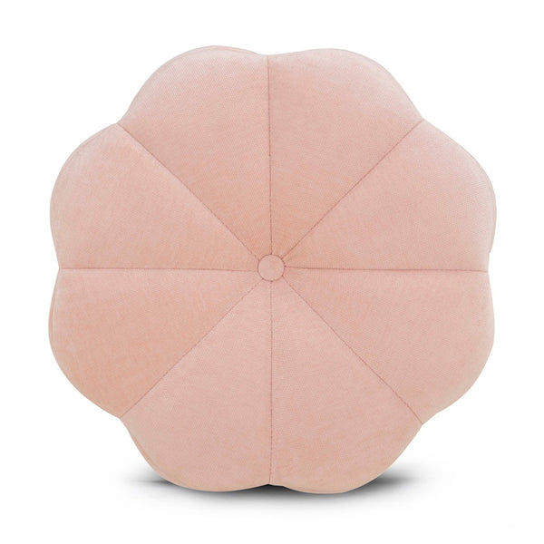 TOV Furniture Fleur Elegant Textured Velvet Storage Ottoman with Hidden Compartment for Chic Home Organization Pink TOV-OC54610