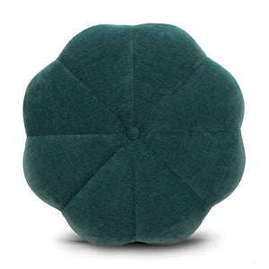 TOV Furniture Fleur Elegant Textured Velvet Storage Ottoman with Hidden Compartment for Chic Home Organization Peacock TOV-OC54611