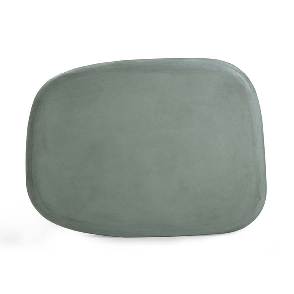 TOV Furniture Darial Sculptural Coffee Table for Indoor and Outdoor Spaces - Modern Design, Durable & Artisanal Finish Green TOV-OC54637