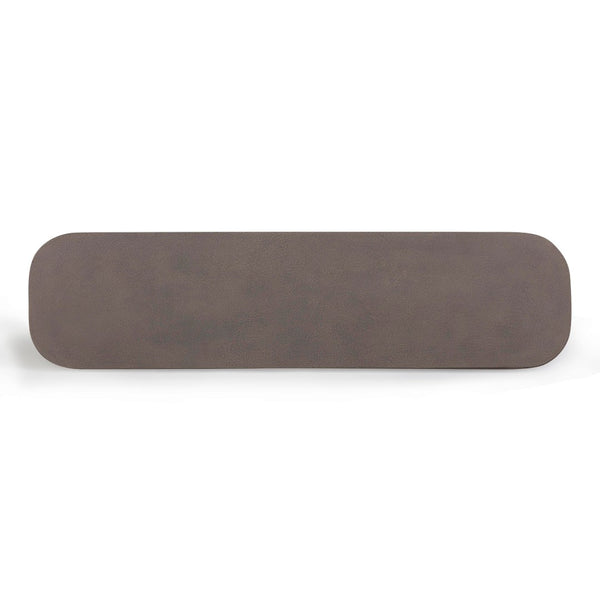 TOV Furniture Suraya 55" Modern Concrete Console Table for Indoor and Outdoor Spaces - Stylish & Durable Design Dark Umber TOV-OC54657