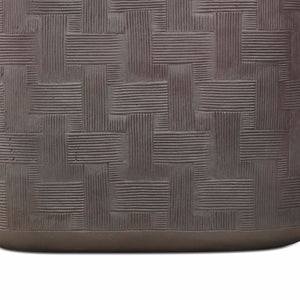 TOV Furniture Suraya 55" Modern Concrete Console Table for Indoor and Outdoor Spaces - Stylish & Durable Design Dark Umber TOV-OC54657