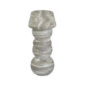 TOV Furniture Hyre 59" Faux Stone Console Table - Modern Indoor/Outdoor Design, Durable Fiberglass Construction TOV-OC54713