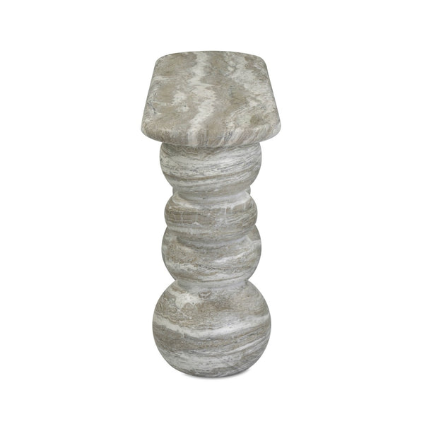 TOV Furniture Hyre 59" Faux Stone Console Table - Modern Indoor/Outdoor Design, Durable Fiberglass Construction TOV-OC54713