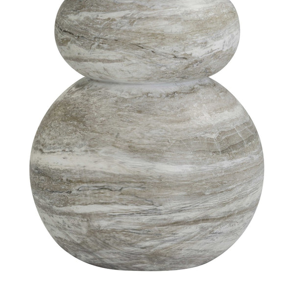 TOV Furniture Hyre 59" Faux Stone Console Table - Modern Indoor/Outdoor Design, Durable Fiberglass Construction TOV-OC54713