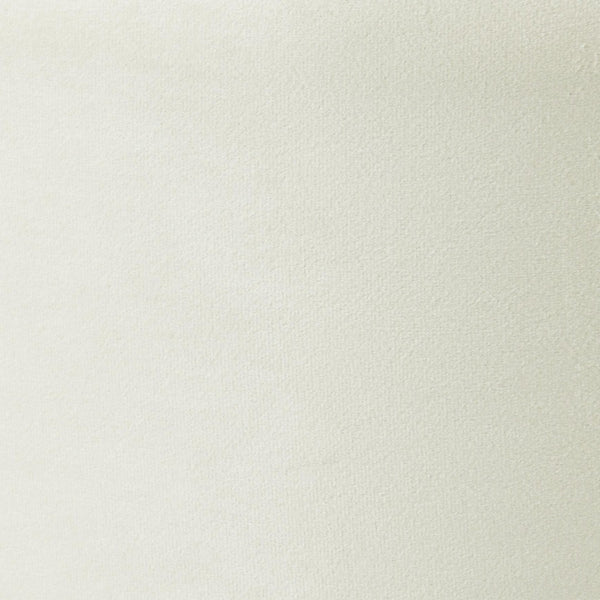 TOV Furniture Opal Velvet Ottoman - Chic Moroccan-Inspired Accent Piece with Gold Base for Modern Living Spaces Cream TOV-OC6156