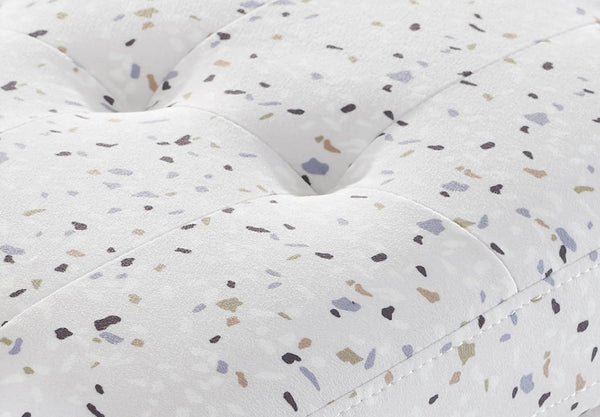 TOV Furniture Eileen Velvet Bench - Stylish Modern Glamour with Plush Upholstery and Elegant Gold-Tone Legs Terrazzo TOV-OC6436