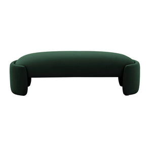 TOV Furniture Toledo 52.5" Velvet Bench - Luxurious Curved Design for Elegant Seating in Any Room, Fully Assembled! TOV-OC68637