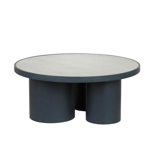 TOV Furniture Nautilus Antique Silver Mirrored Round Coffee Table - Vintage Glamour with Modern Elegance & Style TOV-OC68720
