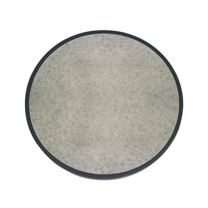 TOV Furniture Nautilus Antique Silver Mirrored Round Coffee Table - Vintage Glamour with Modern Elegance & Style TOV-OC68720