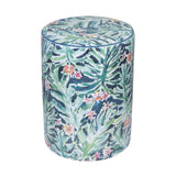 Taurus Ceramic Stool in Garden Print TOV-OC68774 TOV Furniture