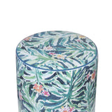 Taurus Ceramic Stool in Garden Print TOV-OC68774 TOV Furniture