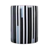 Taurus Ceramic Stool in Modern Stripes Print TOV-OC68776 TOV Furniture