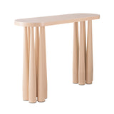 Titan Peach Rose Glossy Console Table TOV-OC69000 TOV Furniture