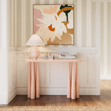 Titan Peach Rose Glossy Console Table TOV-OC69000 TOV Furniture