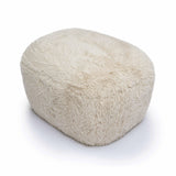 Britt Natural Vegan Shearling Ottoman TOV-OC69026 TOV Furniture