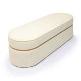 Pomp Cream Velvet Bench TOV-OC69028 TOV Furniture