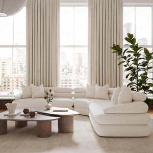 TOV Furniture Rhema 2-Piece Nesting Coffee Table Set - Modern Washed Ash Design with Tapered Edges & Versatility TOV-OC69083-84