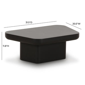 Tov Furniture Yoko Coffee Table - Sleek Modern Centerpiece For Stylish Living Spaces, Effortlessly Elegant Design Black Mdf Tov-oc69134