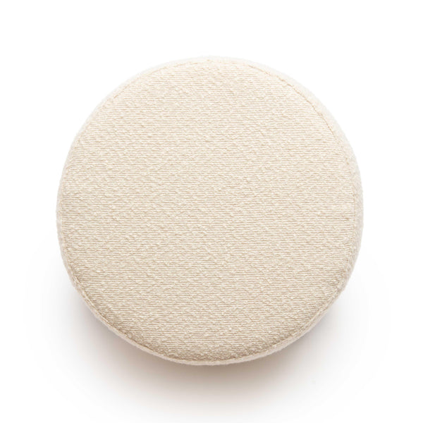 Tov Furniture Jaine Boucle Stool - Playful Modern Accent With Textured Upholstery And Sturdy Wood Legs For Any Room Cream Boucle,Plywood,Wood Tov-oc69149