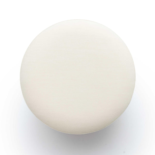 TOV Furniture Dex Upcycled Fabric Ottoman - Handcrafted Eco-Friendly Accent for Stylish Seating and Decor Cream TOV-OC69195