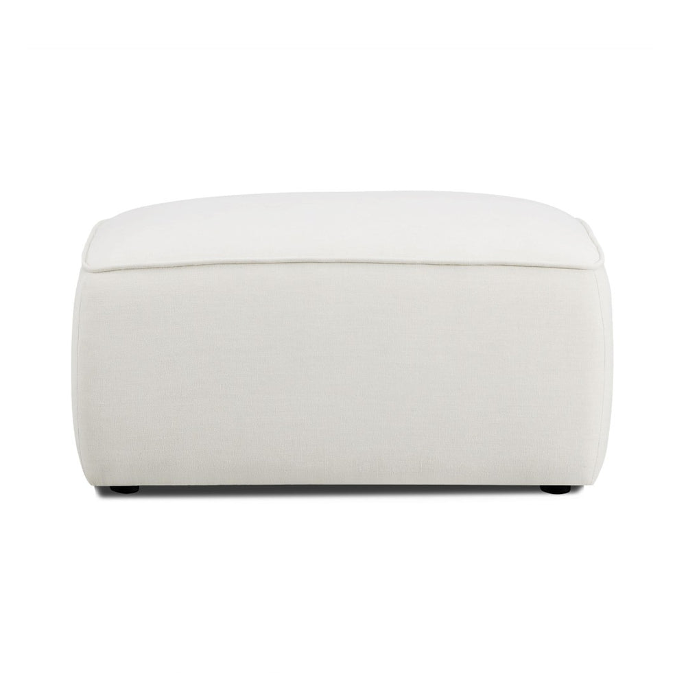 TOV Furniture Travie Sand Eco-Friendly Linen Ottoman – Stylish, Versatile & Comfort-Driven Accent for Modern Living TOV-OC69205