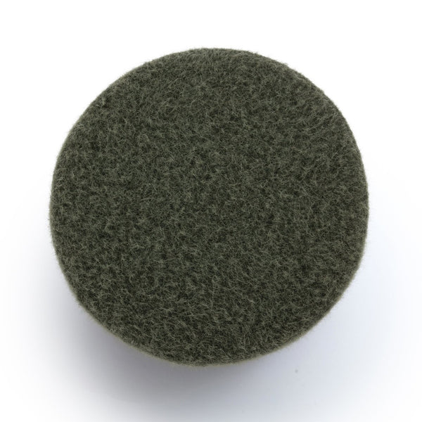 TOV Furniture Jaine Modern Mohair Stool - Stylish Upholstered Ottoman for Living Rooms, Bedrooms, and Entryways Green TOV-OC69231