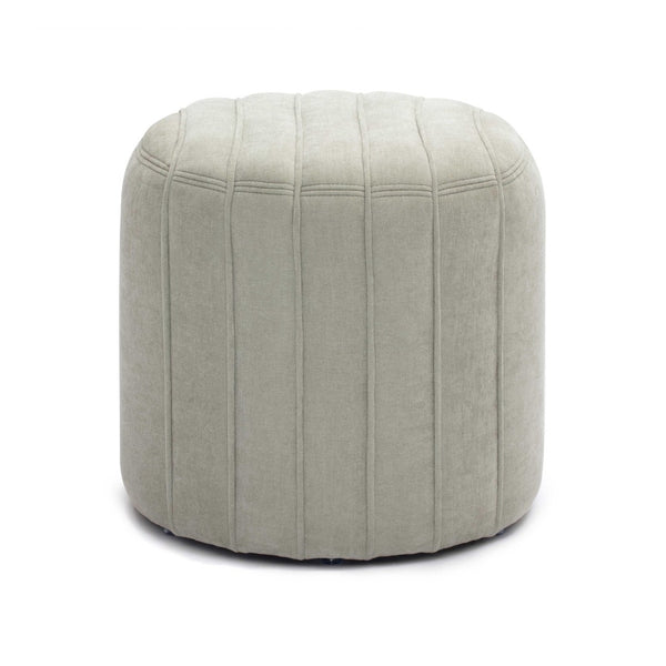 TOV Furniture Pouch Chenille Ottoman - Luxuriously Soft Handcrafted Accent with Timeless Design for Any Space Mint Green TOV-OC69234