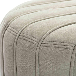 TOV Furniture Pouch Chenille Ottoman - Luxuriously Soft Handcrafted Accent with Timeless Design for Any Space Mint Green TOV-OC69234