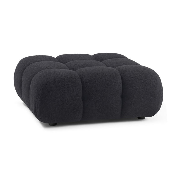 TOV Furniture Calliope Modular Ottoman - Luxuriously Soft Vegan Shearling, Versatile Design for Any Space TOV-OC69303