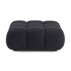 TOV Furniture Calliope Modular Ottoman - Luxuriously Soft Vegan Shearling, Versatile Design for Any Space TOV-OC69303