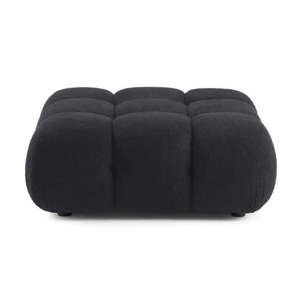 TOV Furniture Calliope Modular Ottoman - Luxuriously Soft Vegan Shearling, Versatile Design for Any Space TOV-OC69303