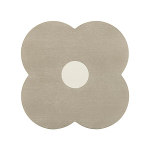 TOV Furniture Allium Sculptural Side Table - Cream Top with Washed Ash Base for Artistic Home Accent Decor TOV-OC69350